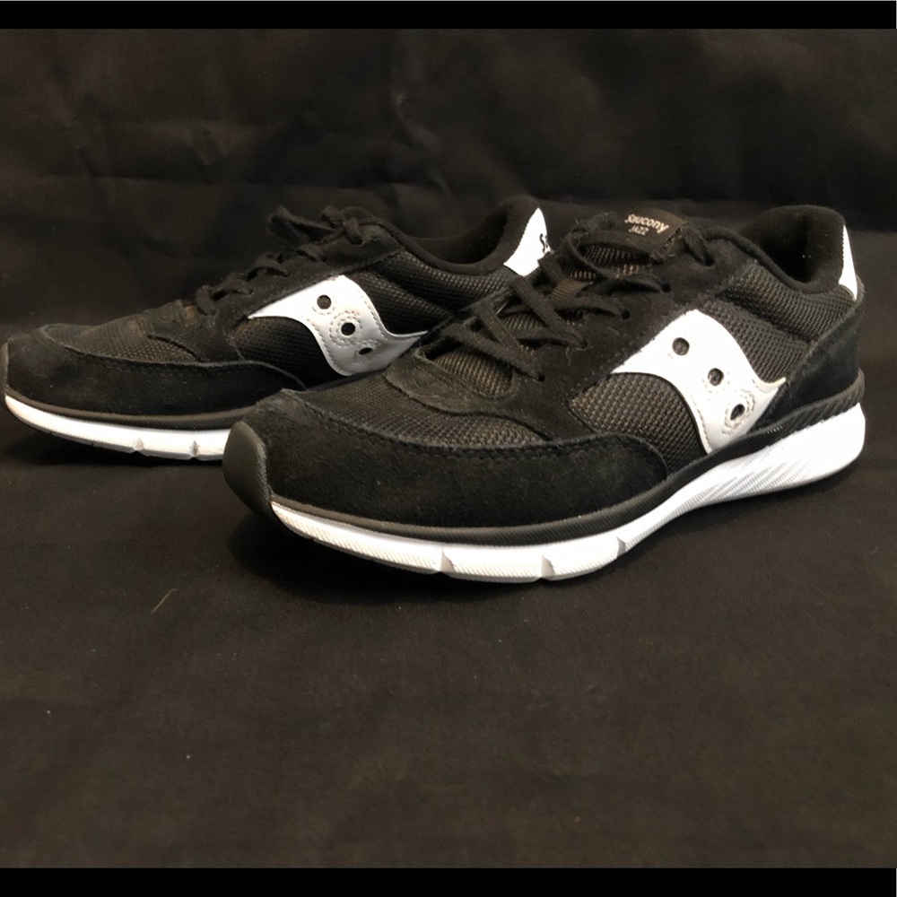 SAUCONY Jazz Lite Kids Sneakers - Size 4 - Black